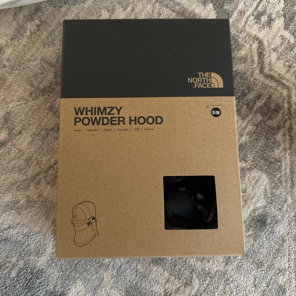 North face powder hood brand new size small medium